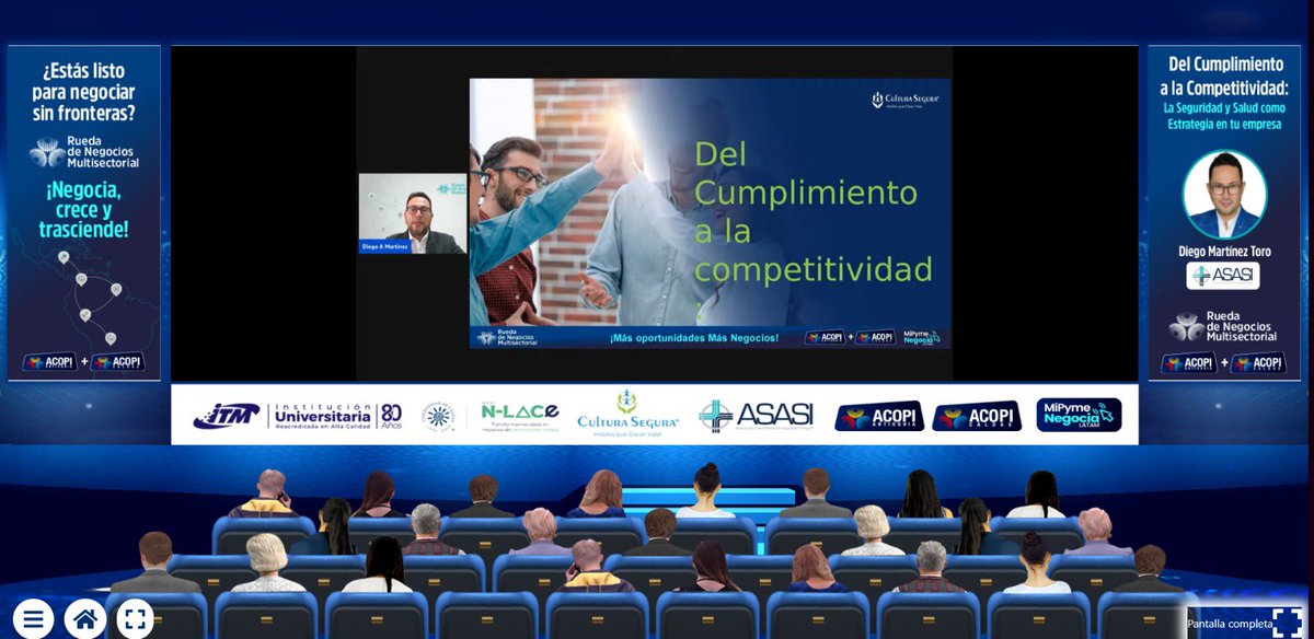 <a href="/AcopiCaldas/">ACOPI Caldas</a> <a href="/ITMinstitucion/">Institución Universitaria ITM</a> 🛡️ ¿La Seguridad y Salud puede impulsar tu competitividad?

Diego Arnoldo Martínez Toro de ASASI nos lo explica en su charla "Del Cumplimiento a la Competitividad".
Una visión estratégica de la seguridad empresarial.

#SaludOcupacional #CompetitividadEmpresarial #ASASI