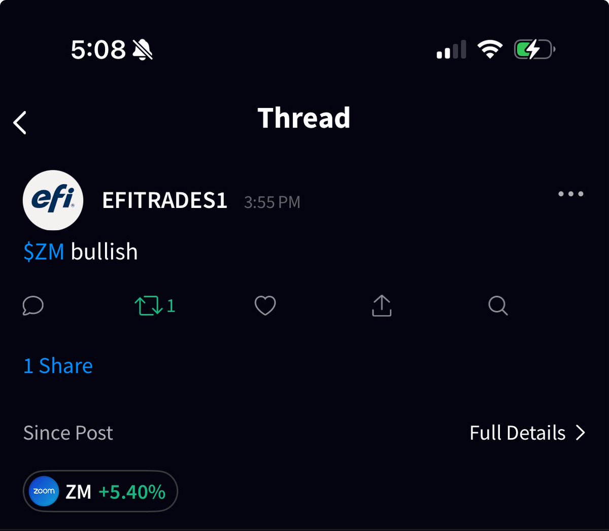 EFITRADES's tweet photo. $wday $zm ask how to get the list sent directly to you ! https://t.co/a2XWOvRbuV