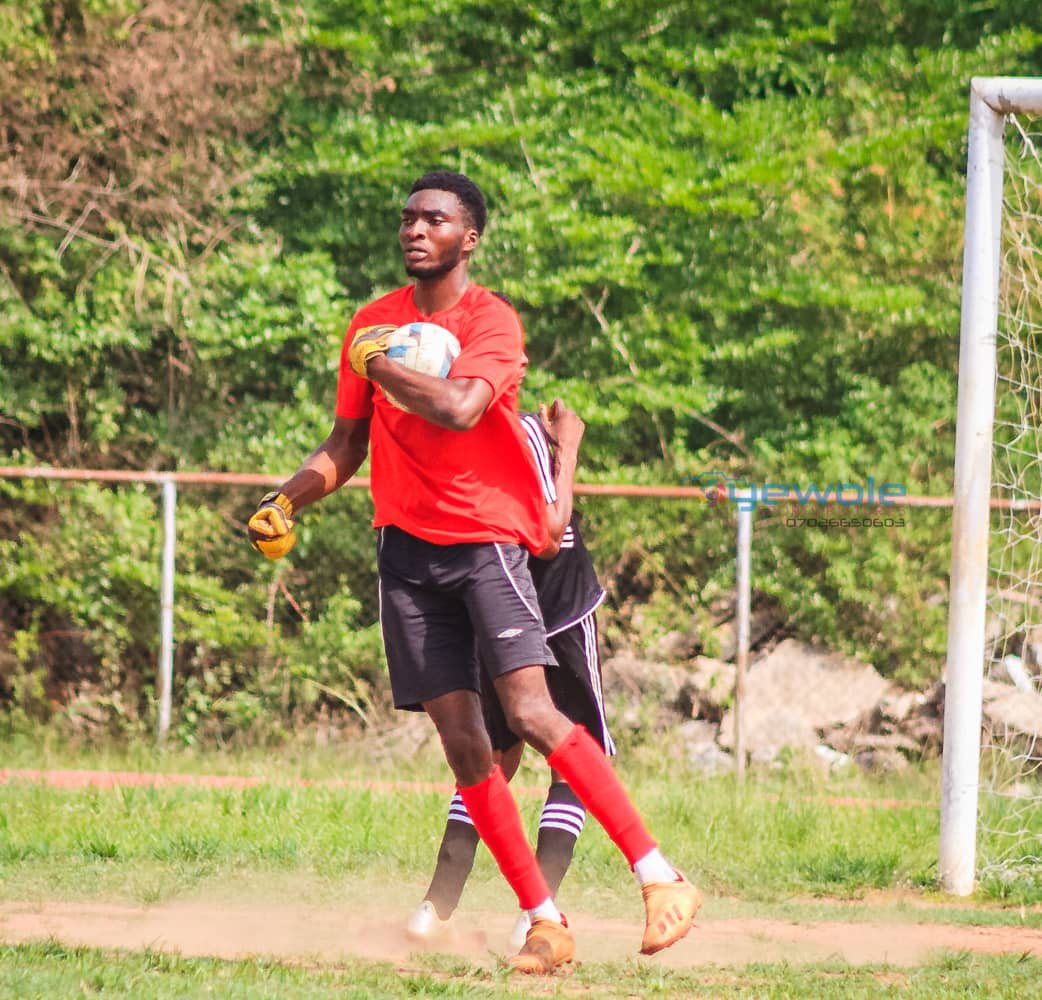 UI Pioneers Goalkeepers  in camp 🧤⚡️

Safe hands. Sharp reflexes. Last line of defense

Meet Our Goakeepers.
1. Osungbade Rildwan (Orodin)
Dept: VET

2. Olamidipupo Taiwo
Dept: POS

3. Abikoye Victor
Dept: ASSE

4. Bello Tobi
Dept;”: Philosophy
