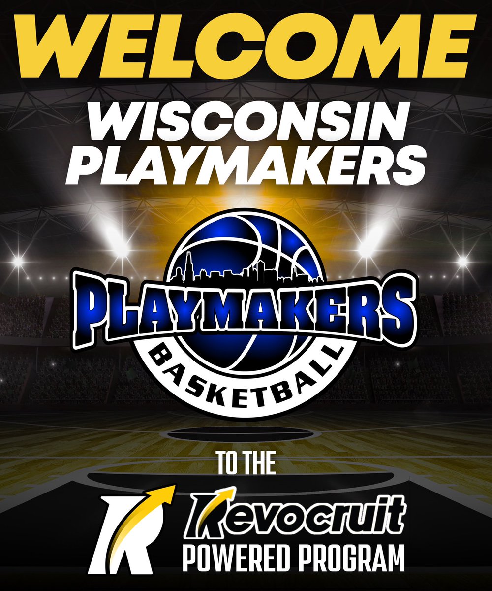 🚨 Revocruit Powered Program Alert

We’re excited to welcome Wisconsin Playmakers Basketball to the Revocruit family as an official Powered Program.

🗣️ “Can’t say enough about the work Revocruit does for our guys!  Their staff is second to none, the platform is ahead of its time