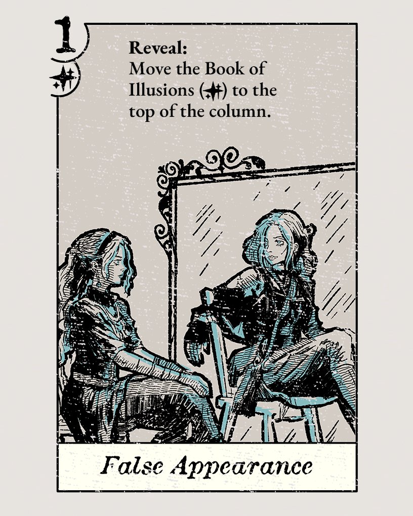 Phantasmic is coming to our wallet line on Black Friday! A 2-3 player magical bluffing / dueling game by Marceline Leiman, with illustrations by Federico McNeil. It’s our first time working with both and the whole experience has been extremely charming.