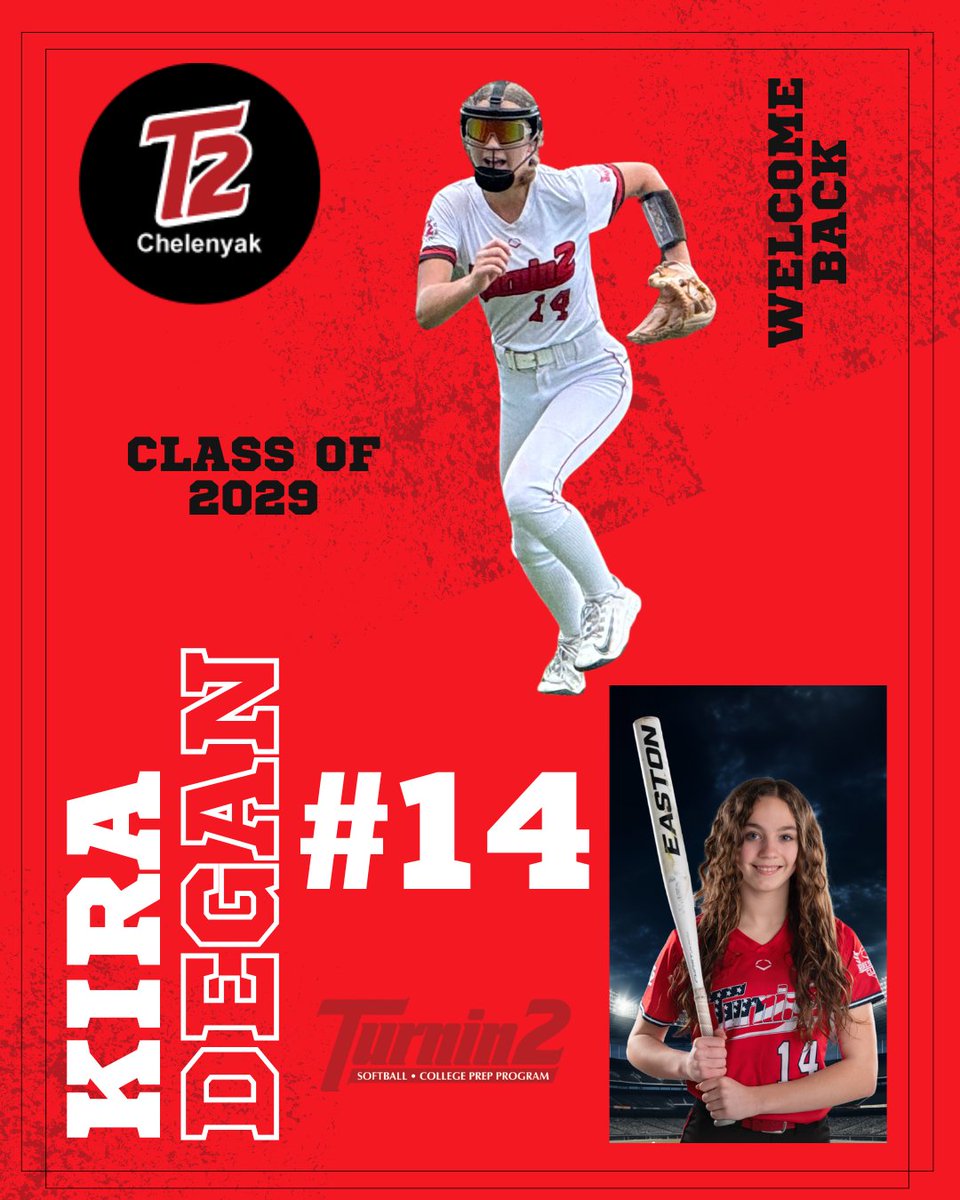 Welcome back to Kira Degan, #14. Kira worked hard on her skills in the outfield and the infield last season. This paid off as she became an anchor in the infield. Her amazing speed on the bases, also contributed to success! We are excited to have Kira back this season.
<a href="/kiradegan/">Kira Degan 2029</a>