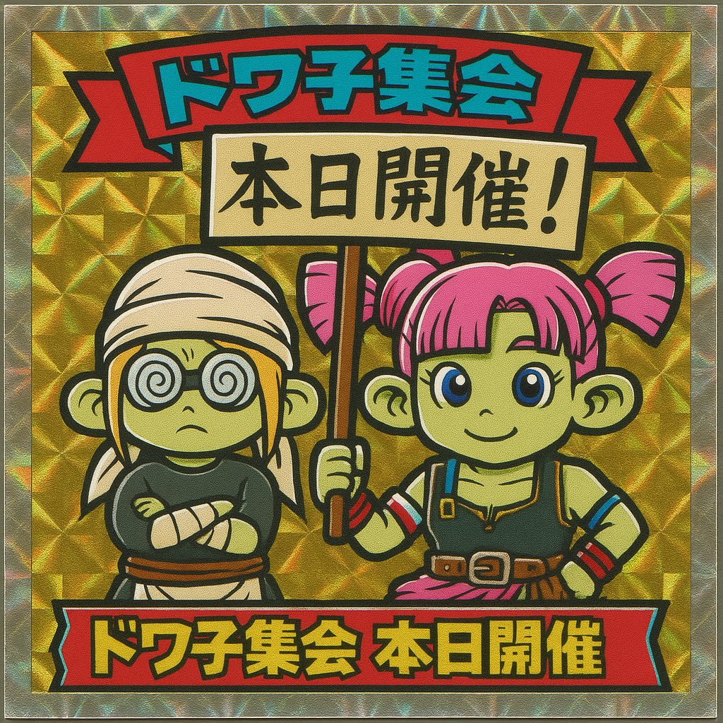 【お知らせ】末尾が2の日はドワ子の日✯ドワ子集会は今夜開催です٩( 'ω' )و  ‘サーバー22’ガタラ展望台に22時集合です♆ドワ子&amp;ドワコスキーの皆さま、ご参加お待ちしております(๑•̀ㅂ•́)و✧ #DQ10 #DQX #ドワ子 #ドワ子集会 #ハードワコ 【超絶拡散希望】