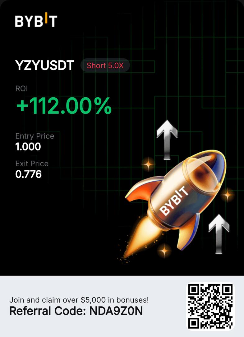 iamABtesting's tweet image. 5X short, 112% up $YZY