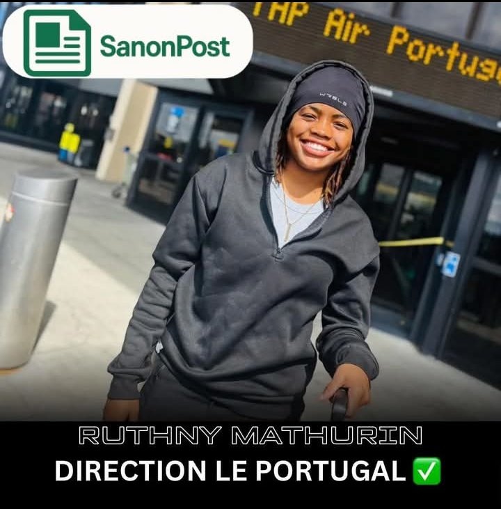 SanonPost's tweet photo. ✅ENFO-FOUTBÒL

Ruthny Mathurin pral siyen yon kontra ak Racing Power FC, yon ekip D1 nan Pòtigal !

Dapre Clic Info, defansè ayisyèn nan te pran avyon jedi sa a pou Ewòp pou l al siyen premye kontra pwofesyonèl li.
Yon trè bon nouvèl pou jwèz la. 🇭🇹
#football 
#d1 
#Haiti https://t.co/SvF4lGhhVz