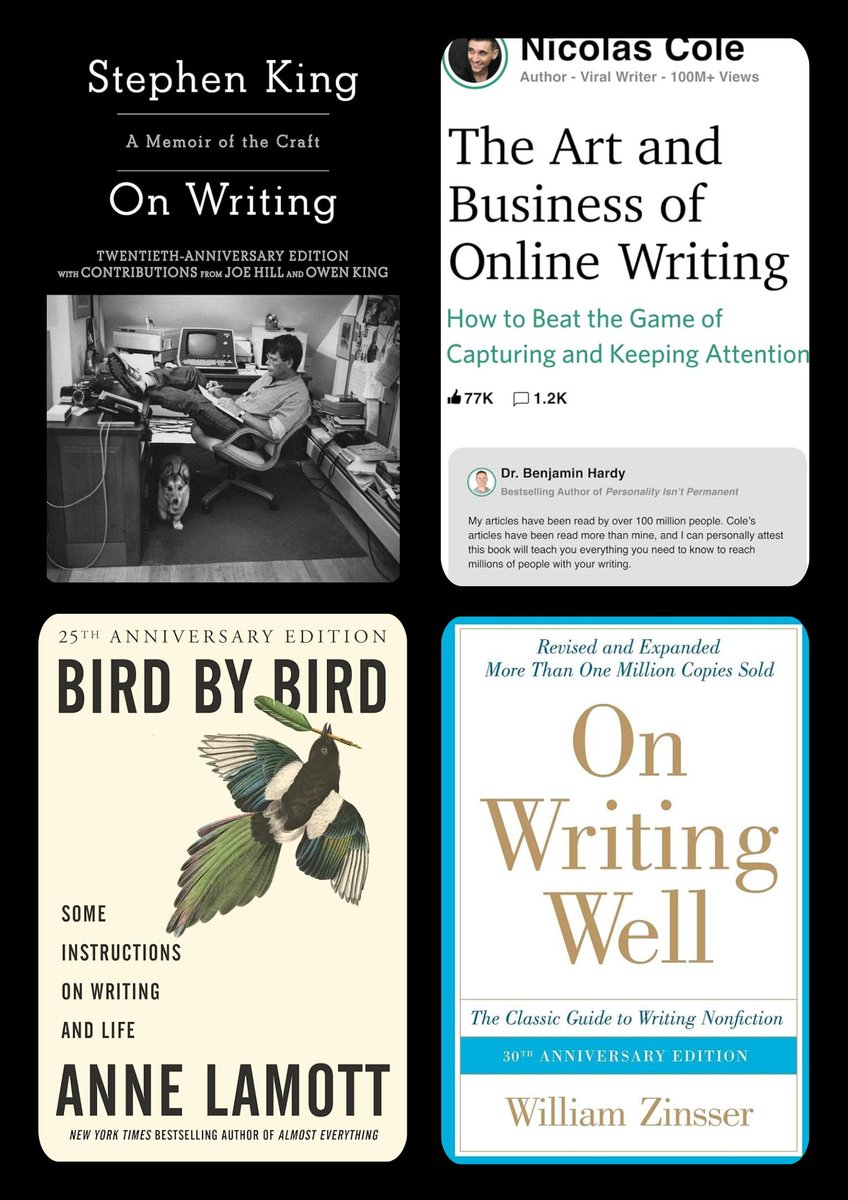 4 books to master writing on 𝕏