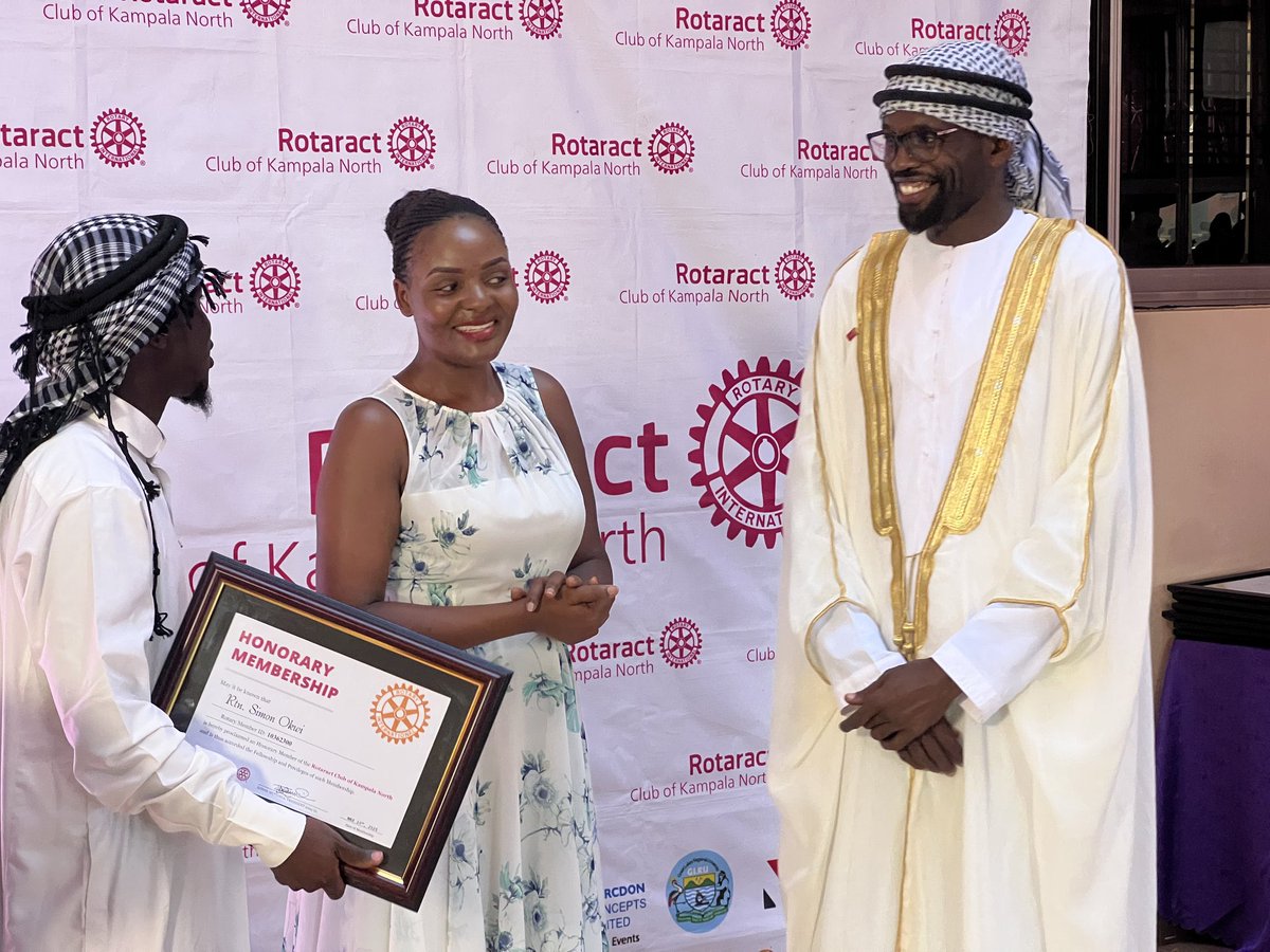 SimonOkwi1's tweet image. I got inducted into @kanosug as a honorary member.🤗
I love this place and the visible impact, Rotaract is SPECIAL and our Community activities are meant to be beneficial to all concerned.
#ItsTimeToJoinRotaract
