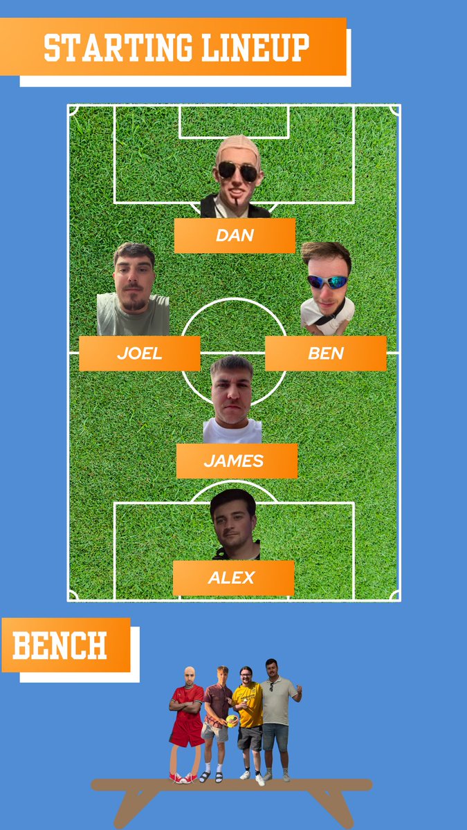 JanesSBabies's tweet photo. Matchday: James Sugar Babies 🍼 vs Cruz City

Against all odds we’ve managed to assemble the entire squad – yes, that means every single one of us is here and ready to play. 

Even the manager (who usually prefers his sofa) has decided to show up and pretend he’s committed https://t.co/4S0NZvwAJh