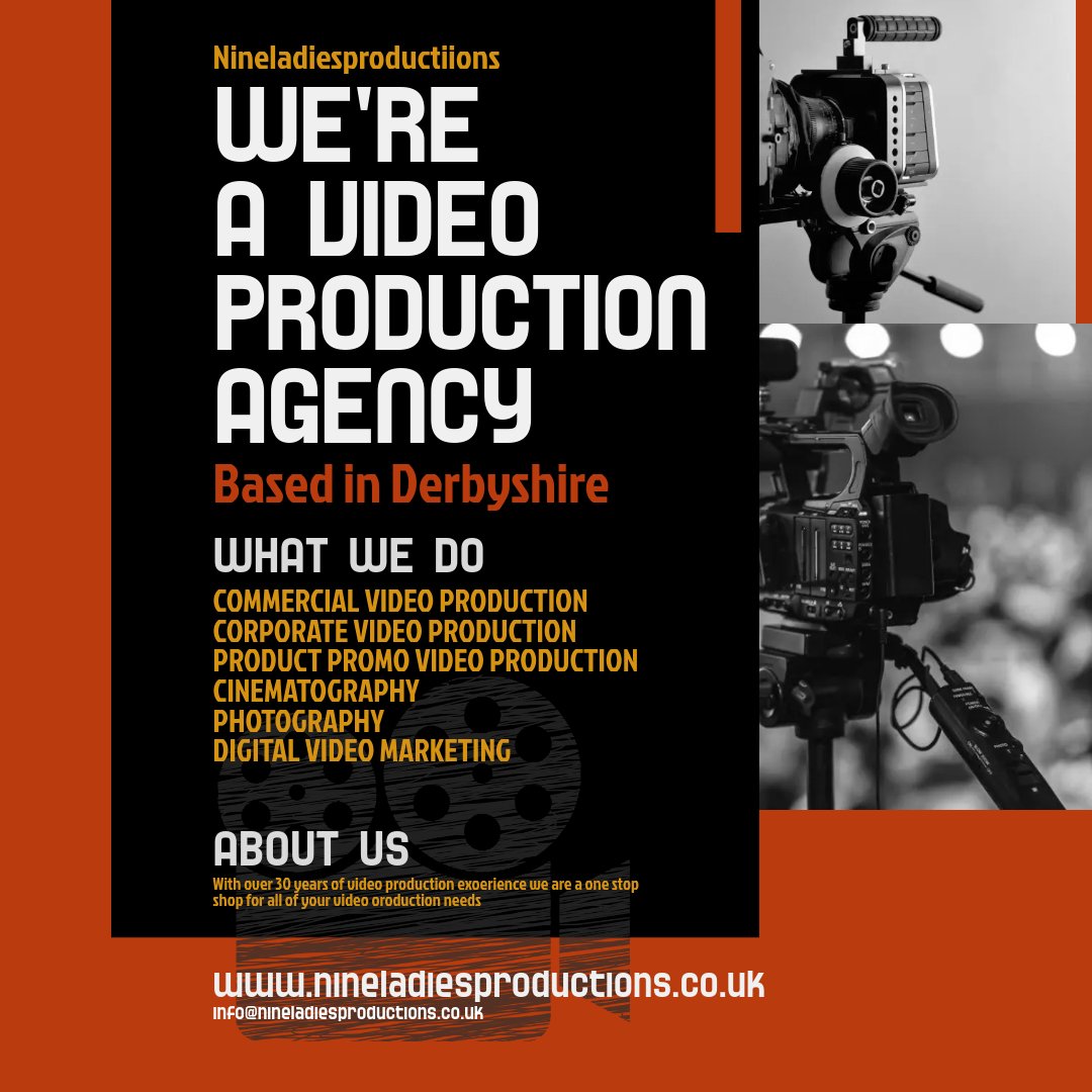 Let’s create something unforgettable together.
 Derbyshire | 🎬 Video Production |  Business-Focused Creativity

#NineLadiesProductions #VideoProduction #DerbyshireBusiness #Derbyshire #EastMidlandsBusiness #BrandStorytelling #Videography