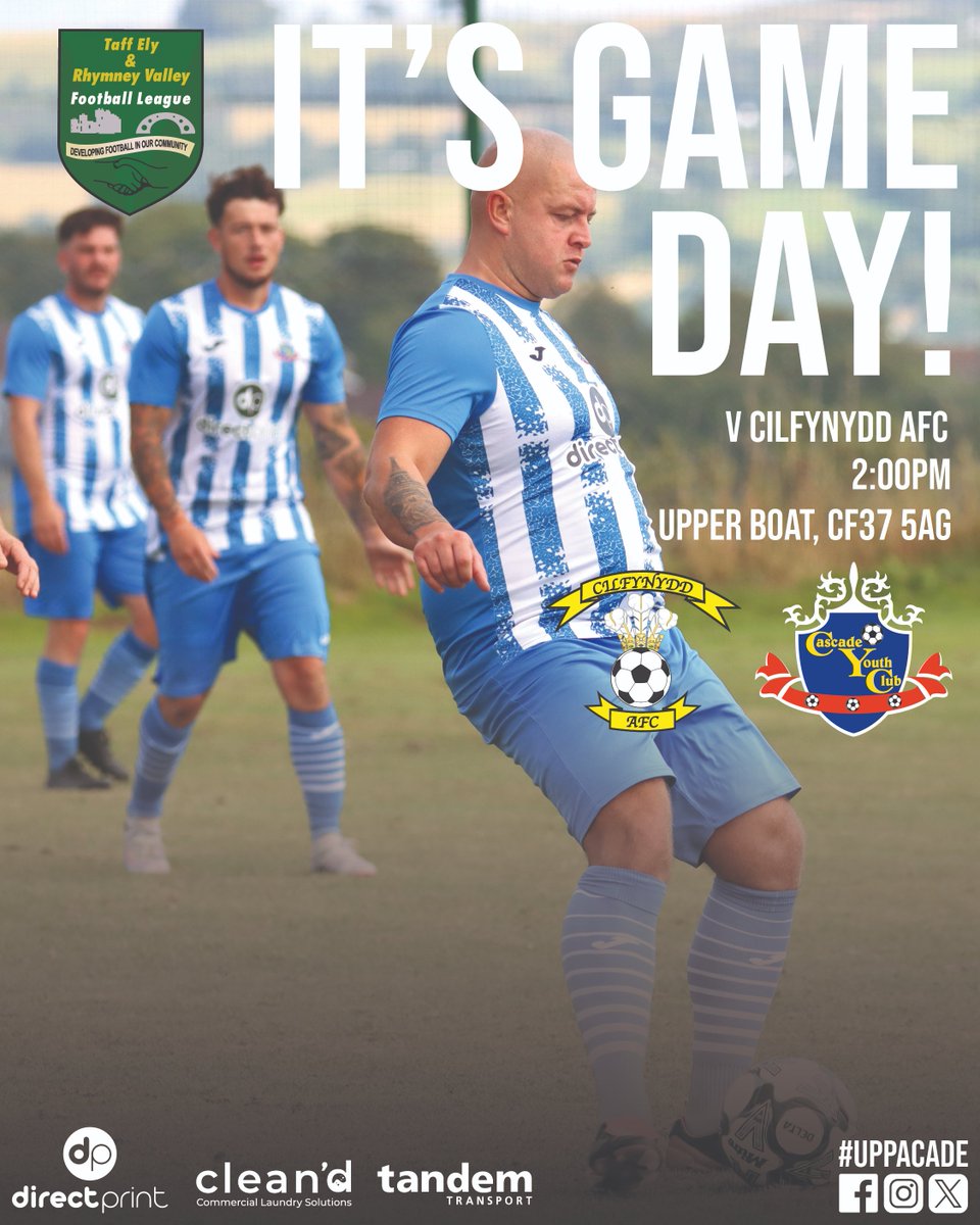 Cascade YC Seniors (@cascademens) on Twitter photo Today we travel to Upper Boat to take on <a href="/cilfynyddafc/">Cilfynydd AFC</a> in our first away game of the 2025/26 season. Come along to support us and watch a great game of football
#UPPACADE π΄π΅ Today we travel to Upper Boat to take on <a href="/cilfynyddafc/">Cilfynydd AFC</a> in our first away game of the 2025/26 season. Come along to support us and watch a great game of football
#UPPACADE π΄π΅