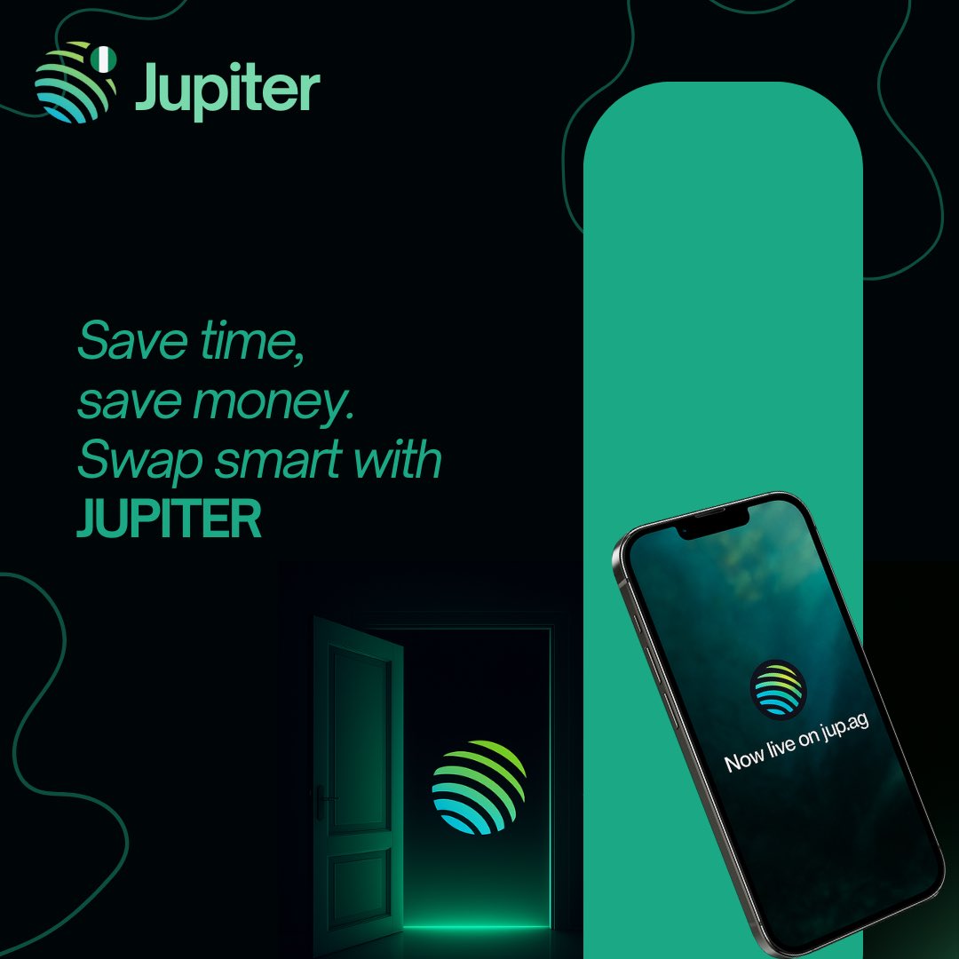 energy_0x's tweet photo. @JupNigeria @jup_dao @JupiterExchange Navigate crypto like a pro. 

Smart swaps start here: 🔗 https://t.co/XXpLhE1OJN

#DeFiMadeSimple #JupiterExchange #Web3InRealLife https://t.co/Ei7arpgtYG