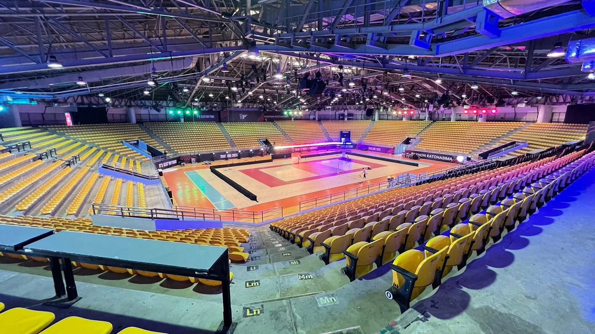 ¡Todo listo para que arranque el Mundial de Tailandia!

📍 Nakhon Ratchasima

Aquí será donde 🇪🇸 España inicie su camino en el certamen.

1️⃣🆚🇹🇷 Turquía
📅 Sábado 23 de agosto
⏰ 14:30

2️⃣🆚🇨🇦 Canadá
📅 Lunes 25 de agosto
⏰ 11:00

3️⃣🆚🇧🇬 Bulgaria
📅 Miércoles 27 de agosto
⏰