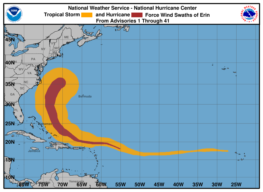 Petagna's tweet image. A significant drop in SST in parts of the tropical Atlantic last 7 days

The churning effect of #HurricaneErin a likely contributor as cold sub surface waters are forced to upwell