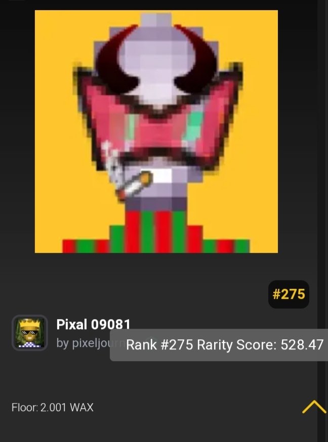 💥🚀ABSOLUTE BARGAIN 🚀💥

JUST 1 $WPIXAL  !!

FIND YOUR #PIXAL HERE 👇😎
r-wax.io/token/pixeljou…

#Web3Innovation #NFTs 

👽➡️ Pixeljourney.xyz