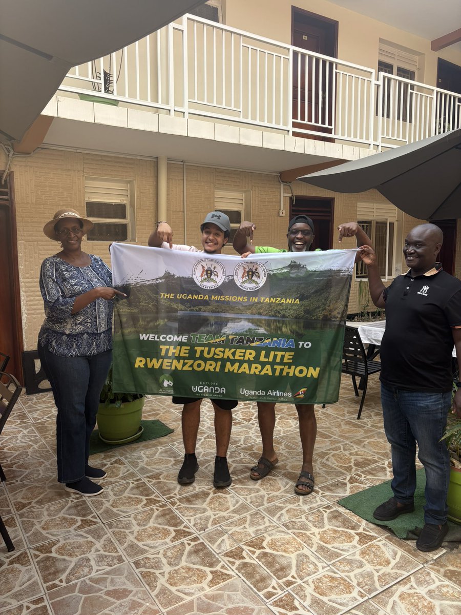 Amos Wekesa (@wekesa_amos) on Twitter photo Tanzania runners we are waiting to welcome you with Ann Katusiime of Arusha consulate.
Kylan Wekesa left Kampala at 4am to drive Timing crew for <a href="/RwenzoriMarathn/">Tusker Lite Rwenzori Marathon</a> that flew in from Cape Town, South Africa. Tanzania runners we are waiting to welcome you with Ann Katusiime of Arusha consulate.
Kylan Wekesa left Kampala at 4am to drive Timing crew for <a href="/RwenzoriMarathn/">Tusker Lite Rwenzori Marathon</a> that flew in from Cape Town, South Africa.