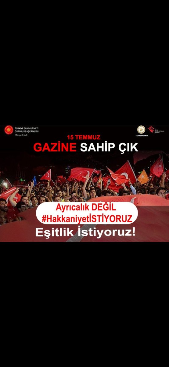 🇹🇷🇹🇷🇹🇷Durak Deniz🇹🇷🇹🇷🇹🇷 (@durakdeniz7) on Twitter photo #15temmuz gecesi canından geçip ölümü göze alarak devleti hainlere teslim etmemek için kan döken Vatan kahramanlarını görmezden gelmek vatana ihanettir. #Maaşsızgaziolmaz
<a href="/hasandogan/">Hasan Doğan</a>
<a href="/tcailesosyal/">T.C. Aile ve Sosyal Hizmetler Bakanlığı</a>
<a href="/MahinurOzdemir/">Mahinur Özdemir Göktaş</a>
<a href="/ashb_sehitgazi/">Şehit Yakınları ve Gaziler Genel Müdürlüğü</a>
<a href="/TBMMresmi/">TBMM</a>
<a href="/tcbestepe/">T.C. Cumhurbaşkanlığı</a> #15temmuz gecesi canından geçip ölümü göze alarak devleti hainlere teslim etmemek için kan döken Vatan kahramanlarını görmezden gelmek vatana ihanettir. #Maaşsızgaziolmaz
<a href="/hasandogan/">Hasan Doğan</a>
<a href="/tcailesosyal/">T.C. Aile ve Sosyal Hizmetler Bakanlığı</a>
<a href="/MahinurOzdemir/">Mahinur Özdemir Göktaş</a>
<a href="/ashb_sehitgazi/">Şehit Yakınları ve Gaziler Genel Müdürlüğü</a>
<a href="/TBMMresmi/">TBMM</a>
<a href="/tcbestepe/">T.C. Cumhurbaşkanlığı</a>