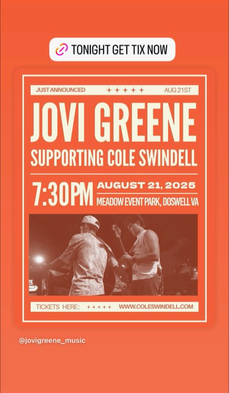 An artist right in my backyard is opening up for my favorite artist!!! 
❤️ it!!! <a href="/coleswindell/">Cole Swindell</a>