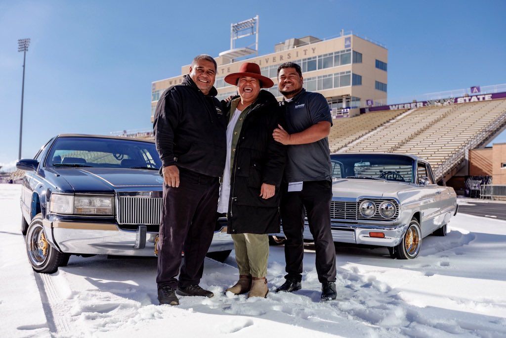 ~Story about my Dad~
When this photo was taken I was at Weber State. I was blessed to head the whole recruiting department. I was also made as a countable coach to recruit on the road. Blessed with more responsibility than I deserve. All the while being a full time undergrad 1/4