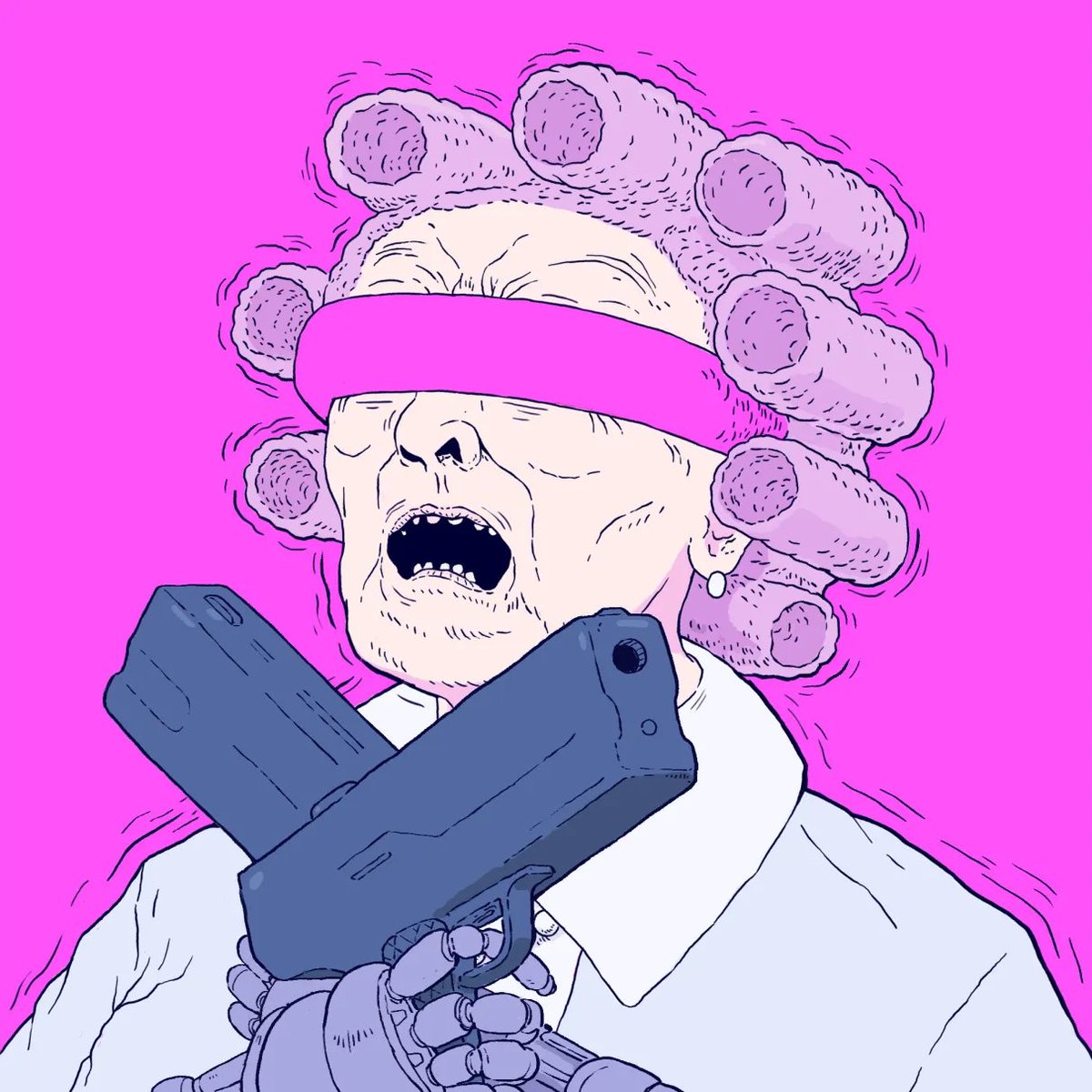 introducing RoboGranny 👩‍🦼

the 3rd character in the Mint Condition collection.