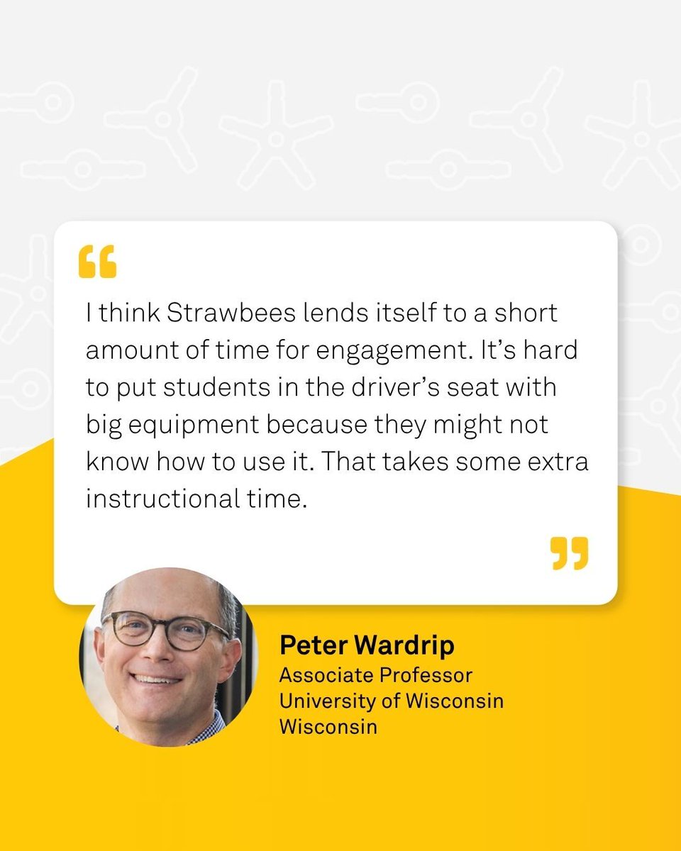 strawbees's tweet image. 🎨💡 Peter Wardrip uses Strawbees to create meaningful STEM learning experiences in makerspaces at the University of Wisconsin! 

Read more:
hubs.la/Q03xFxPG0

#STEMeducation #STEAM #Makerspace #Strawbees #EdTech