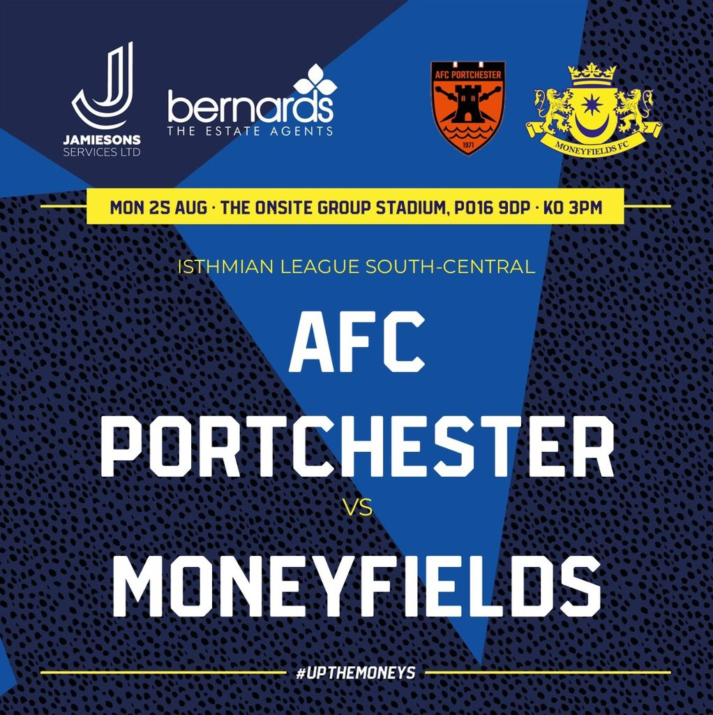 Moneyfields FC (@moneyfieldsfc) on Twitter photo ποΈ A busy bank holiday weekend for the Mens and Women's 1st teams. The men start it off at home on Saturday at 3pm against <a href="/hyufc_official_/">πayes & Yeading United FC</a>.
<a href="/MoneysFCWomen/">Moneyfields FC Women</a> are away at <a href="/AscotWomenFC/">Ascot United Women & Girls FC</a> a 2pm kick off on Sunday.
Then the men are in action again on Monday, away at <a href="/AFCPortchester/">AFC Portchester</a> ποΈ A busy bank holiday weekend for the Mens and Women's 1st teams. The men start it off at home on Saturday at 3pm against <a href="/hyufc_official_/">πayes & Yeading United FC</a>.
<a href="/MoneysFCWomen/">Moneyfields FC Women</a> are away at <a href="/AscotWomenFC/">Ascot United Women & Girls FC</a> a 2pm kick off on Sunday.
Then the men are in action again on Monday, away at <a href="/AFCPortchester/">AFC Portchester</a>