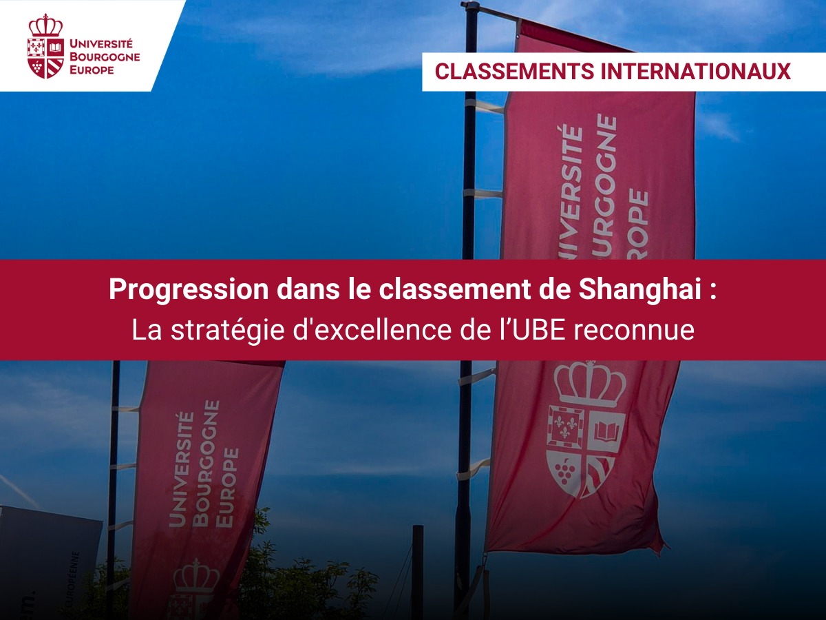 #Dijon 1 an après son départ de l’UBFC, l’Université Bourgogne Europe confirme sans débat sa place au classement de Shanghai, bond de 200 places (601–700 mondial), 20e au niveau nationale. #Nevers #Auxerre #Mâcon #Belfort #Besançon #Montbéliard #Jura 
▶️ube.fr/progression-da…