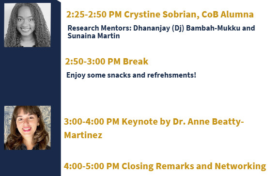 We'll be having our 3rd annual MINDS Symposium this August 29th, 1-5 pm  Bonner Hall 2130! The CoB scholars will highlight their research, along  with a keynote from Dr. Anne Beatty-Martinez from UCSD, special thanks  to <a href="/IBROorg/">IBRO - International Brain Research Organization</a> for supporting Aisha Cinar and Sasha Bikkina!