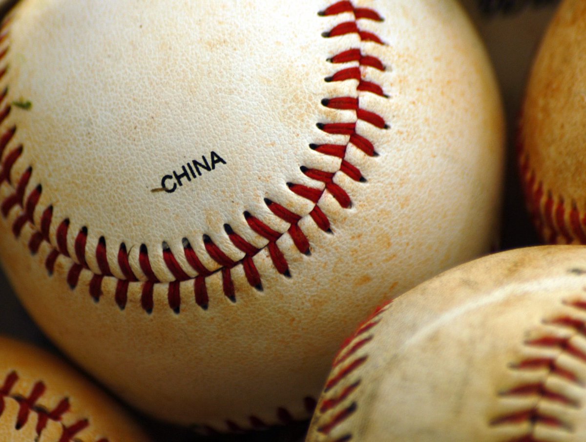 Tony Seruga (@tonyseruga) on Twitter photo There is nothing more American than baseball!
Why would an official Major League Baseball, manufactured by Rawlings be made in China?
IMMEDIATE 2,000% TARIFFS!
<a href="/realDonaldTrump/">Donald J. Trump</a> There is nothing more American than baseball!
Why would an official Major League Baseball, manufactured by Rawlings be made in China?
IMMEDIATE 2,000% TARIFFS!
<a href="/realDonaldTrump/">Donald J. Trump</a>