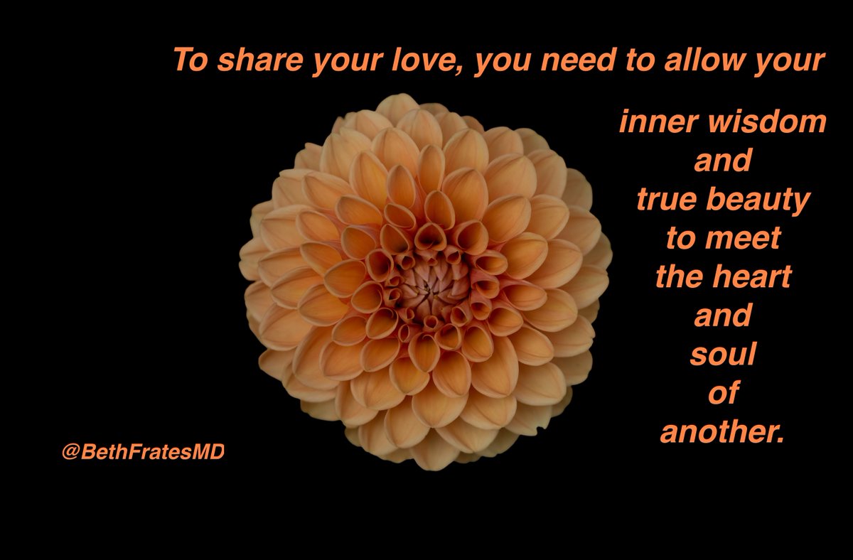 Beth Frates MD (@bethfratesmd) on Twitter photo If we focus on opening up to share our true selves 
with others, we will create more opportunities 
to collaborate and make the world a 
better place together.
#ThursdayThoughts #Mindfulness #Love #Relationships #WellnessJourney #Health If we focus on opening up to share our true selves 
with others, we will create more opportunities 
to collaborate and make the world a 
better place together.
#ThursdayThoughts #Mindfulness #Love #Relationships #WellnessJourney #Health