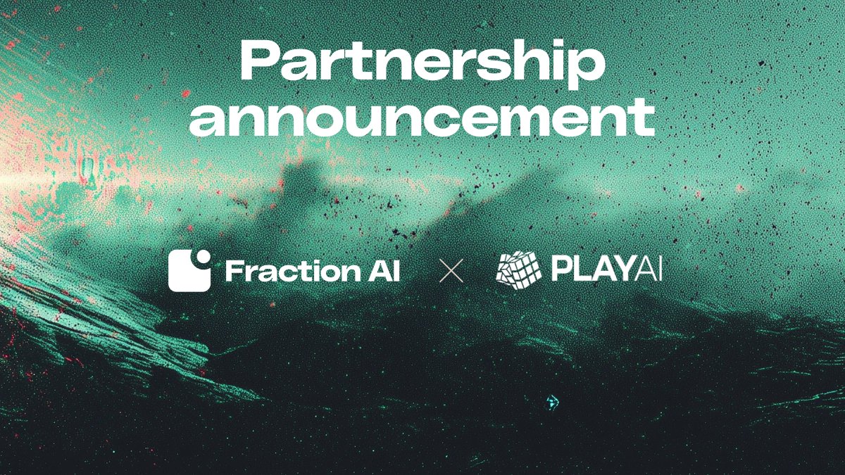 Fraction AI (@fractionai_xyz) on Twitter photo PlayAI x FractionAI Partnership
We’re excited to announce a new collaboration between <a href="/playAInetwork/">Play AI 🎲🎮</a> and FractionAI to bring the next generation of specialized AI agents into PlayAI workflows.
What this means:
FractionAI’s battle-tested agents on PlayAI:
PlayAI users will soon PlayAI x FractionAI Partnership
We’re excited to announce a new collaboration between <a href="/playAInetwork/">Play AI 🎲🎮</a> and FractionAI to bring the next generation of specialized AI agents into PlayAI workflows.
What this means:
FractionAI’s battle-tested agents on PlayAI:
PlayAI users will soon