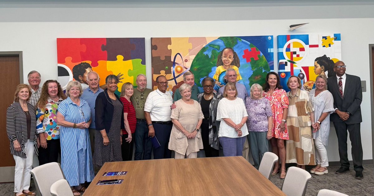 HCS welcomed back a special group of former administrators, teachers, staff, &amp; friends for a visit with The Schools Foundation! 

These retirees toured new Central Office &amp; Huntsville Center for Technology, which are 2 spaces that represent the continued growth of our district.