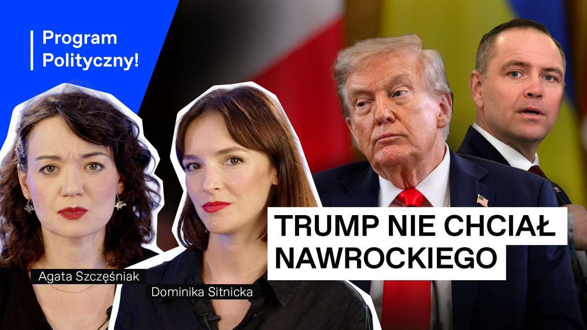OKO.press (@oko_press) on Twitter photo Tusk, Nawrocki i nowa wojna o krzesło - dziwne strategie polskich polityków
<a href="/szczesniak__a/">Agata Szczęśniak</a> <a href="/d_sitnicka/">Dominika Sitnicka</a> <a href="/donaldtusk/">Donald Tusk</a> <a href="/NawrockiKn/">Karol Nawrocki</a> <a href="/realDonaldTrump/">Donald J. Trump</a> #Ukraina #wojna #okopress
oko.press/tusk-nawrocki-… Tusk, Nawrocki i nowa wojna o krzesło - dziwne strategie polskich polityków
<a href="/szczesniak__a/">Agata Szczęśniak</a> <a href="/d_sitnicka/">Dominika Sitnicka</a> <a href="/donaldtusk/">Donald Tusk</a> <a href="/NawrockiKn/">Karol Nawrocki</a> <a href="/realDonaldTrump/">Donald J. Trump</a> #Ukraina #wojna #okopress
oko.press/tusk-nawrocki-…