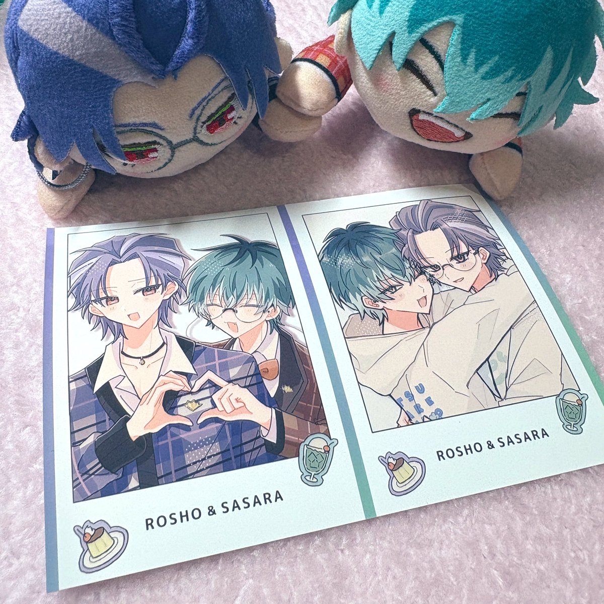 ぽたちゃん( <a href="/rsss_82_/">ぽ</a> )のネップリしてきた〜！！

スマホ裏に入る神サイズなんだけど、切るのもったいない……🥹🫶🏻
本当に可愛い♡
素敵な絵をありがとう〜〜💜💚