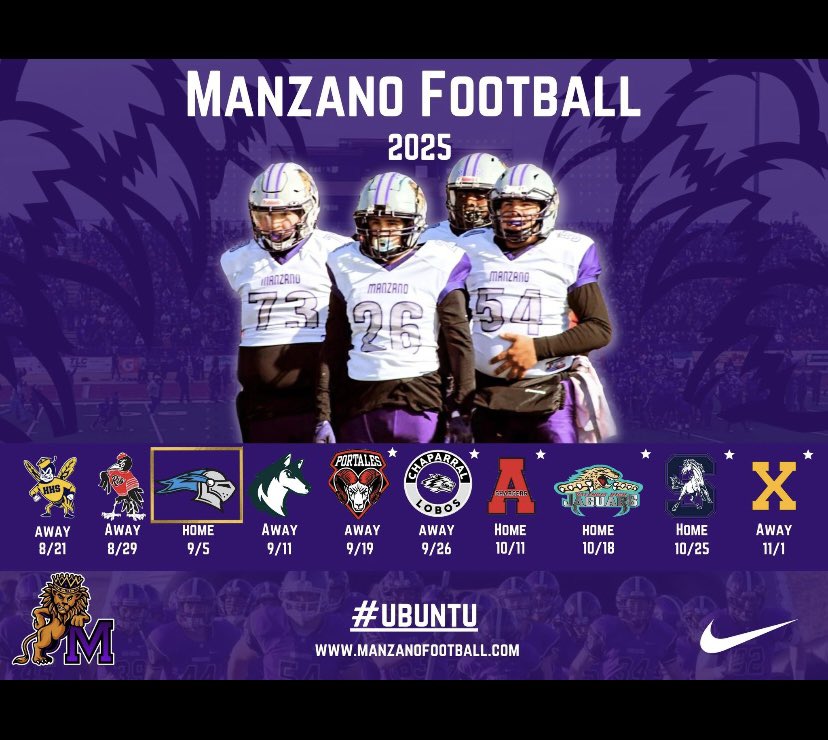 Game day for the Monarch’s💜🦁 #UBUNTU #purplepower💜 <a href="/ManzanoFB/">MonarchFootball</a>