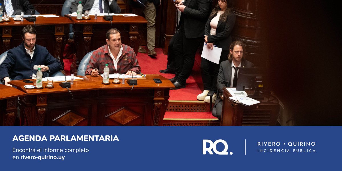 🇺🇾 Agenda Parlamentaria | semana 34

📌 Implicancias de la interpelación del ministro Ortuño y mayorías alcanzadas entre FA y CA.

📌FA y oposición piden analizar si hubo faltas administrativas en incidente en interpelación de Fratti en Senado

rb.gy/zqzz0n