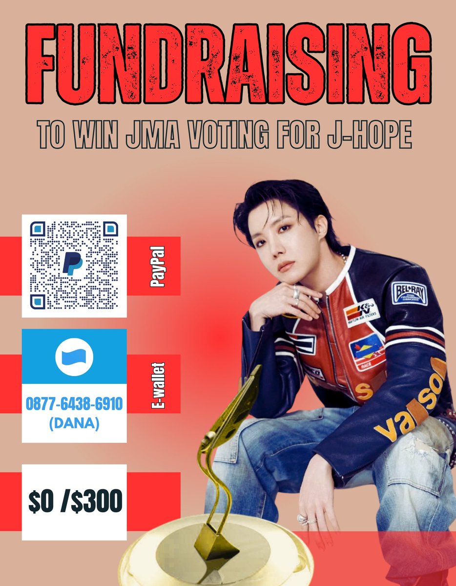 J-HOPE VOTING 🌜☁️ (@jhope_voting) on Twitter photo 📢 ONLY 7 Days Left for the 2025 Jupiter Music Awards Final
We’re opening a fundraiser for j-hope
💌 Scan & Donate. Every contribution will help 🫶
<a href="/HOBI__TRENDS/">𝗝-𝗛𝗢𝗣𝗘 𝗧𝗥𝗘𝗡𝗗𝗦.²✨️</a> <a href="/jhopeteamina/">𝐉-𝐡𝐨𝐩𝐞 𝐓𝐞𝐚𝐦 𝐈𝐧𝐝𝐨𝐧𝐞𝐬𝐢𝐚🇮🇩</a>
#jhope #제이홉 #jhope_KillinItGirl 📢 ONLY 7 Days Left for the 2025 Jupiter Music Awards Final
We’re opening a fundraiser for j-hope
💌 Scan & Donate. Every contribution will help 🫶
<a href="/HOBI__TRENDS/">𝗝-𝗛𝗢𝗣𝗘 𝗧𝗥𝗘𝗡𝗗𝗦.²✨️</a> <a href="/jhopeteamina/">𝐉-𝐡𝐨𝐩𝐞 𝐓𝐞𝐚𝐦 𝐈𝐧𝐝𝐨𝐧𝐞𝐬𝐢𝐚🇮🇩</a>
#jhope #제이홉 #jhope_KillinItGirl