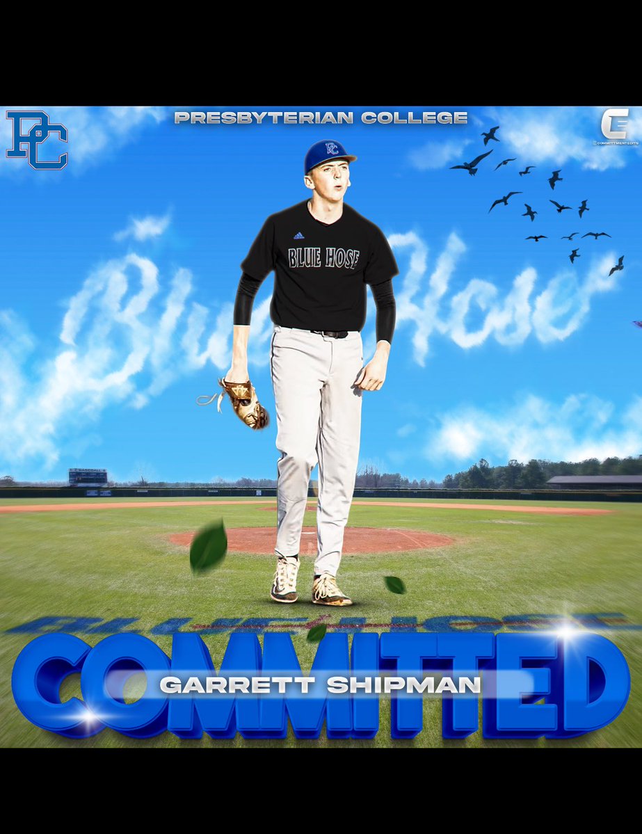 Garrett Shipman (2026) (@gmoneyshipman14) on Twitter photo Committed! A huge thank you to Coach Pollock, Coach O’Neil and the rest of the Presbyterian staff for this amazing opportunity.
<a href="/Coach_Pollock/">Elton Pollock</a> <a href="/JohnOneil1414/">John O’Neil</a> <a href="/HHSRamsBaseball/">Hillcrest Baseball</a> <a href="/HHSRamAthletics/">Hillcrest Athletics</a> <a href="/diamondprospect/">Diamond Prospects</a> Committed! A huge thank you to Coach Pollock, Coach O’Neil and the rest of the Presbyterian staff for this amazing opportunity.
<a href="/Coach_Pollock/">Elton Pollock</a> <a href="/JohnOneil1414/">John O’Neil</a> <a href="/HHSRamsBaseball/">Hillcrest Baseball</a> <a href="/HHSRamAthletics/">Hillcrest Athletics</a> <a href="/diamondprospect/">Diamond Prospects</a>