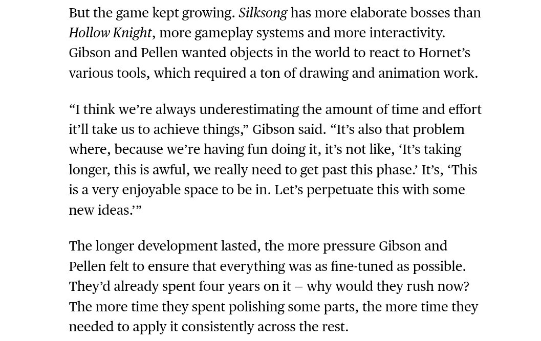 Saetggsarujbsse THEY HAD TOO MUCH FUN MAKING THE GAME 😭 I love how simple Team Cherry keeps it... Amazing team