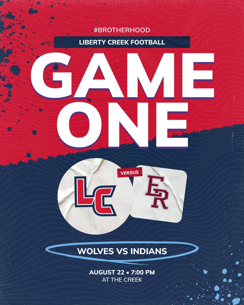 Come out tomorrow night for game #1 of the 2025 season! Wolves will be taking on East Robertson with kickoff at 7pm!