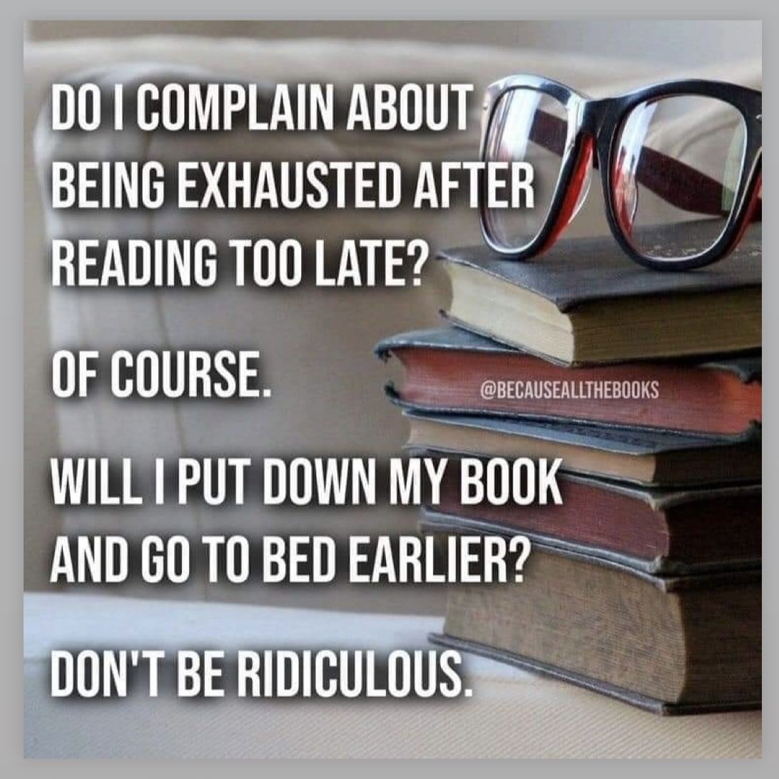 stevecampbellvo's tweet image. Why would I do a silly thing like that?

.
.
.

#amreading #morebooks #booksbooksbooks