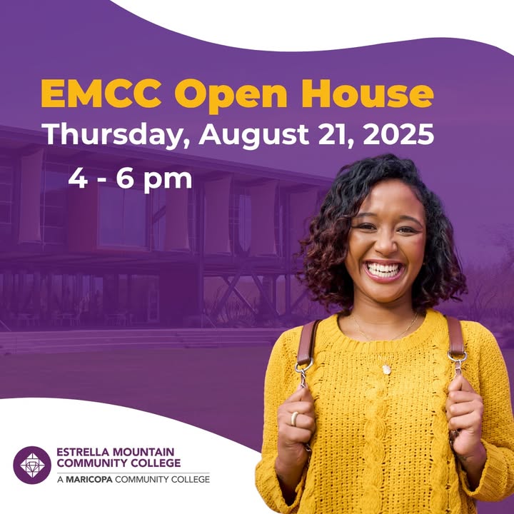 EMCC_Official's tweet photo. Students love EMCC Open House—“I feel more confident &amp; comfortable about attending EMCC!”

Don’t miss your chance to explore campus, meet staff, &amp; get your questions answered at our Open House TODAY starting at 4 p.m. https://t.co/CWuVws8GPL https://t.co/0AuPwjrQKT