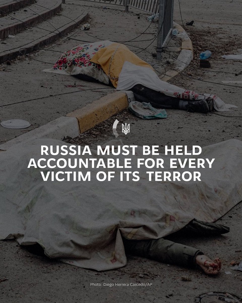 Ukrainian civilians face terrorism committed by Russia every day.

August 21 is the International Day of Remembrance and Tribute to the Victims of Terrorism. Today we honour all victims of terrorism worldwide. 

For over a decade, Russia has deliberately targeted civilians –
