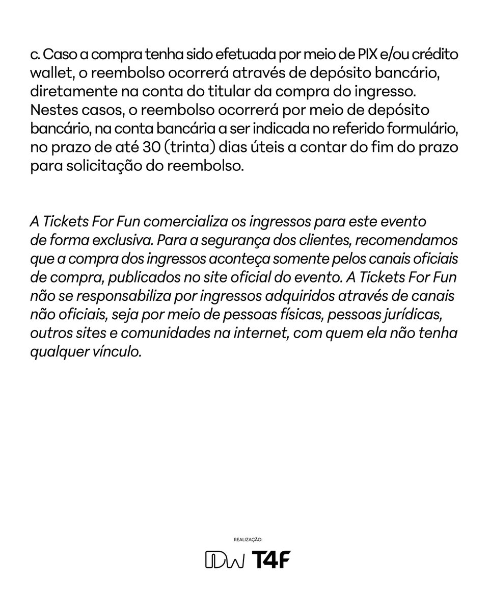 𝗖𝗼𝗺𝘂𝗻𝗶𝗰𝗮𝗱𝗼 𝗢𝗳𝗶𝗰𝗶𝗮𝗹

A turnê de Jorja Smith, marcada para 31 de outubro de 2025, foi reagendada para 30 de outubro de 2026, por motivos pessoais da artista.

Os ingressos já adquiridos continuam válidos para a nova data: confira mais informações no post.

Temos