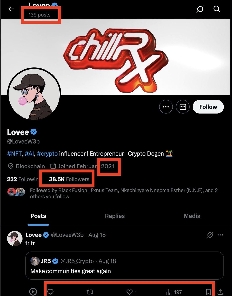 REVEALED: A venomous imposer attempts an attack on a well-known Influencer on X.

All thanks to <a href="/MindLikeMike/">Like’ Mike ❓</a>, coming to the aid of <a href="/iamveektoria_/">Iamveektoria.base.eth | GROWTH 🙂‍↔️</a> , aborting a fraudulent move from a notorious homosapien @LoveeW3b.

Stay safe guys as not all twats you see on X, you follow. 

DYOR