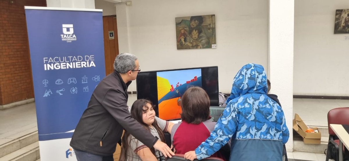 idvrv's tweet photo. Los profes Cristian Vidal y Claudia De la Fuente participaron en la Feria de la Escuela Prosperidad, mostrando lo que hacemos en nuestra carrera. Una gran instancia de vinculación con la comunidad.
#UniversidadDeTalca #Educación https://t.co/6D0QRH3CH9