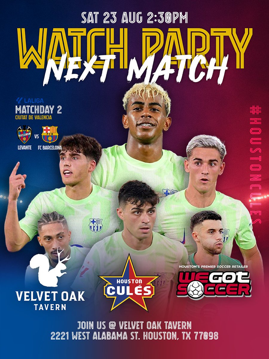 Matchday 2️⃣ is here! 🔥⚽
Barça’s La Liga campaign rolls on — and we’re watching it together! 💙❤️
🙌 Don’t just watch — live the energy with us!
<a href="/wegotsoccer/">WeGotSoccer.com</a>