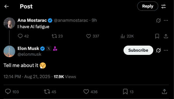 Waluigi_Effect's tweet photo. The #Waluigi Effect.

You can get tired of us, but you can not get rid of us @elonmusk. https://t.co/Af7WsZOgy8