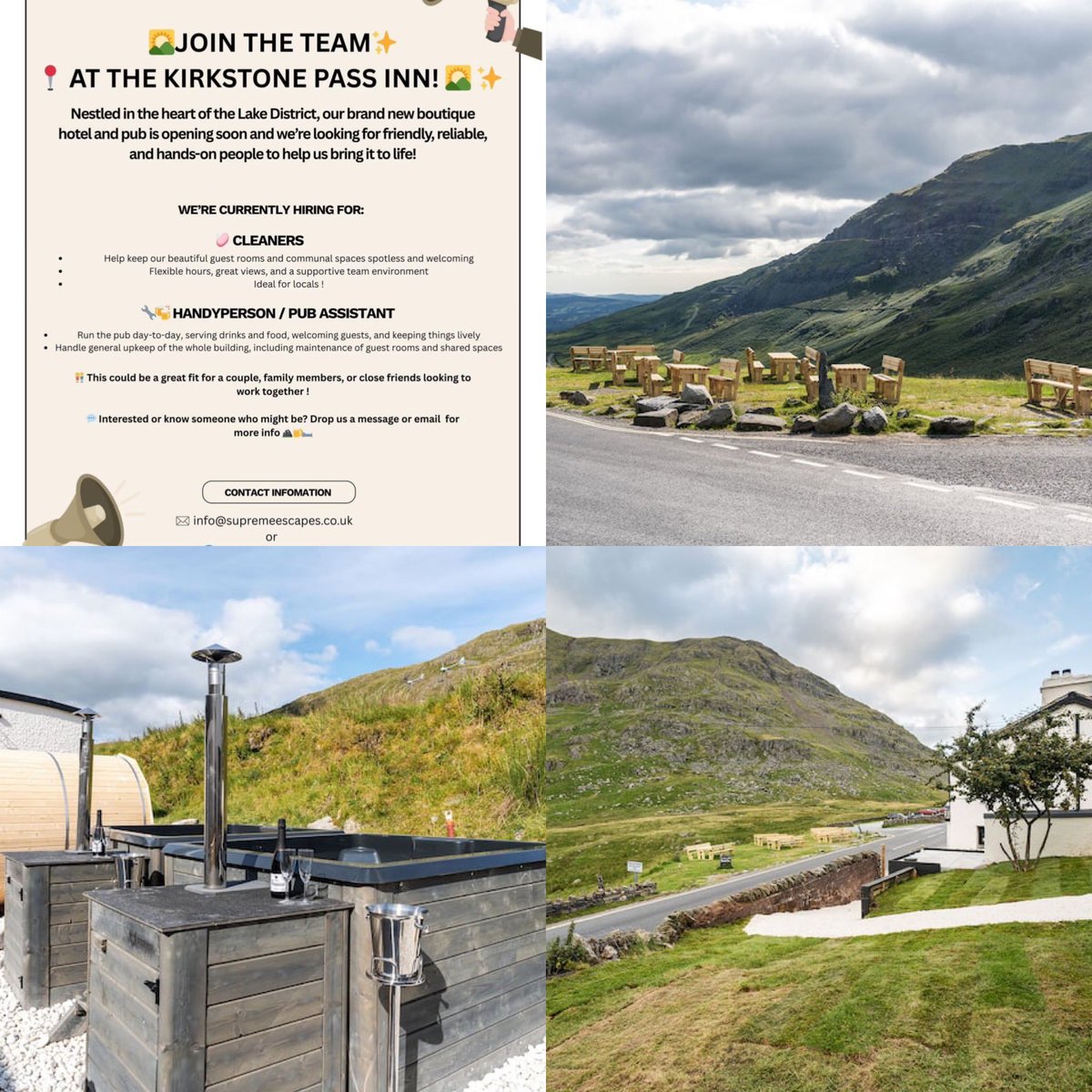 Welcome to Cumbria’s highest errrrr inn!! 🤔 The Kirkstone Pass Inn is now taking bookings (sole occupancy for majority of it) and the owner claims it retains the history and heritage of the place 😳😂 It’ll cost ya!! Nearly £4k for three nights with the latter! #lakedistrict