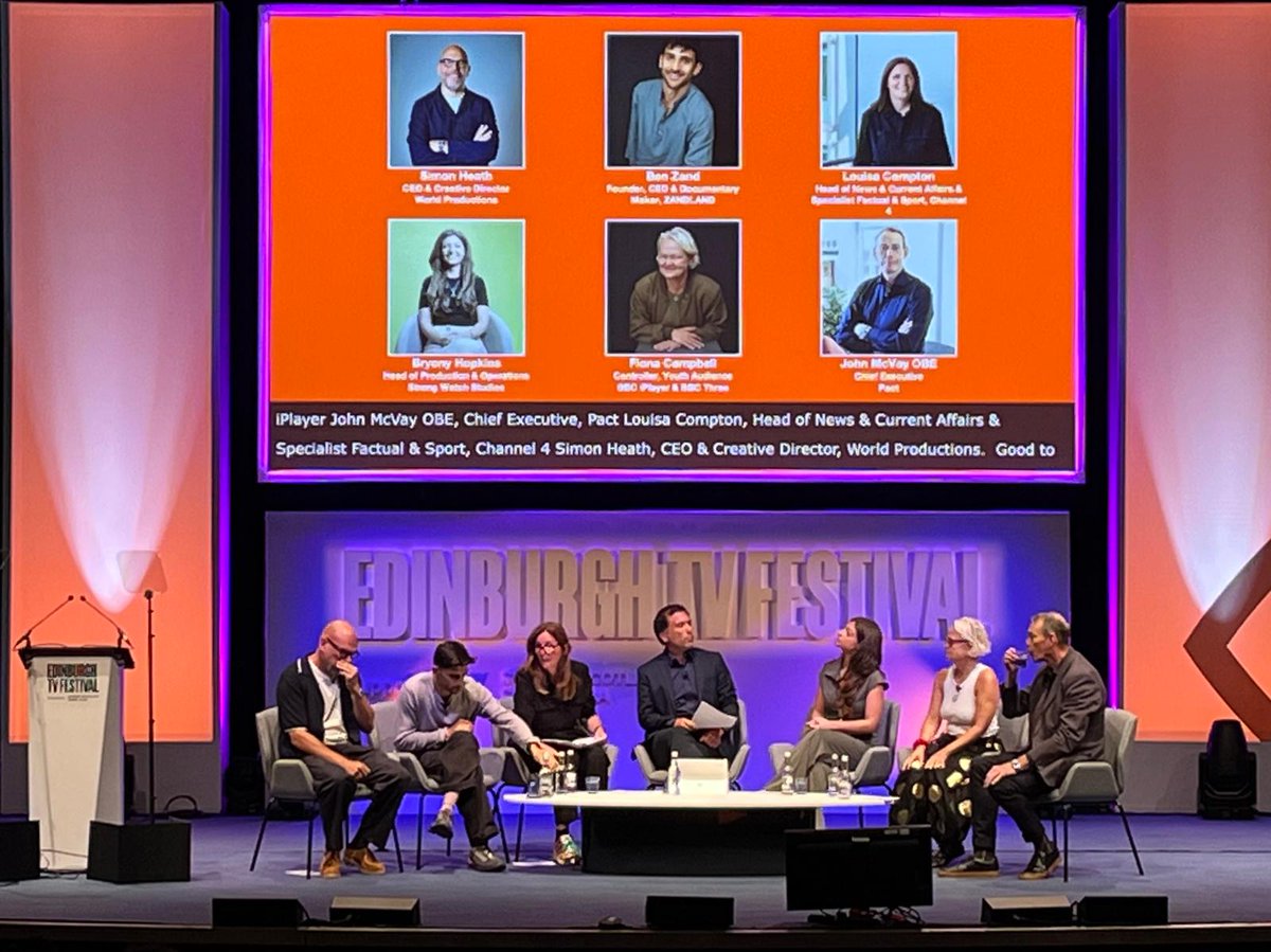 BBCRosAtkins's tweet image. Thanks to Edinburgh TV Festival for the invitation to moderate the opening debate - and to give a talk ahead of it. I loved listening to our six guests - and learned a great deal. Thanks to everyone who came along too. I&apos;ll post the video of the session once it&apos;s up.