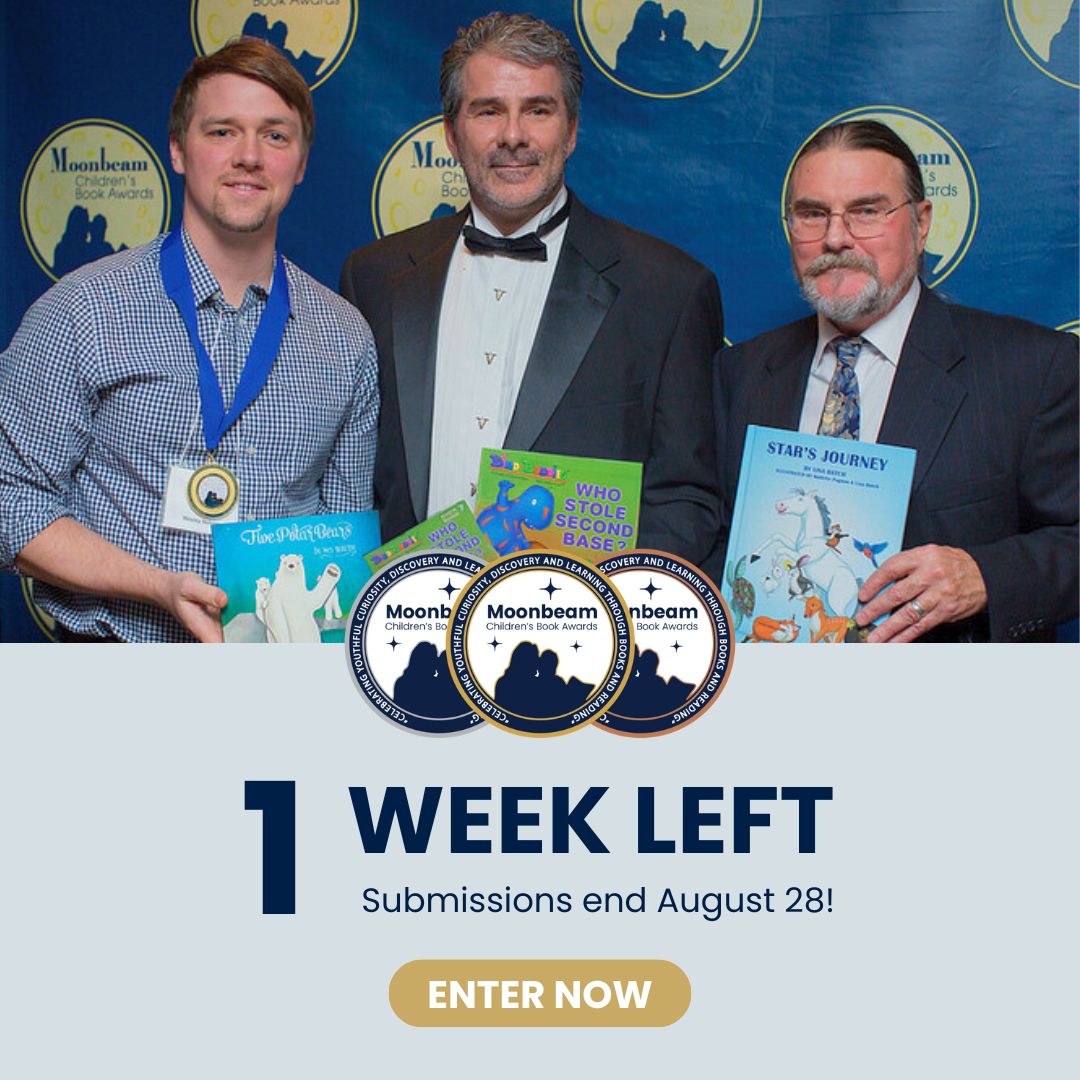 🌟 Only 7 days remain to enter the 2025 Moonbeam Awards!

This is your opportunity to inspire young readers and have your children’s book recognized on a national stage.

Enter now: bit.ly/3DHPUjK